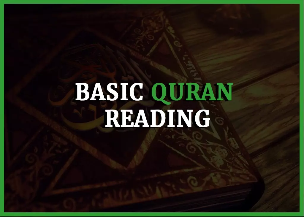 Basic Quran Reading