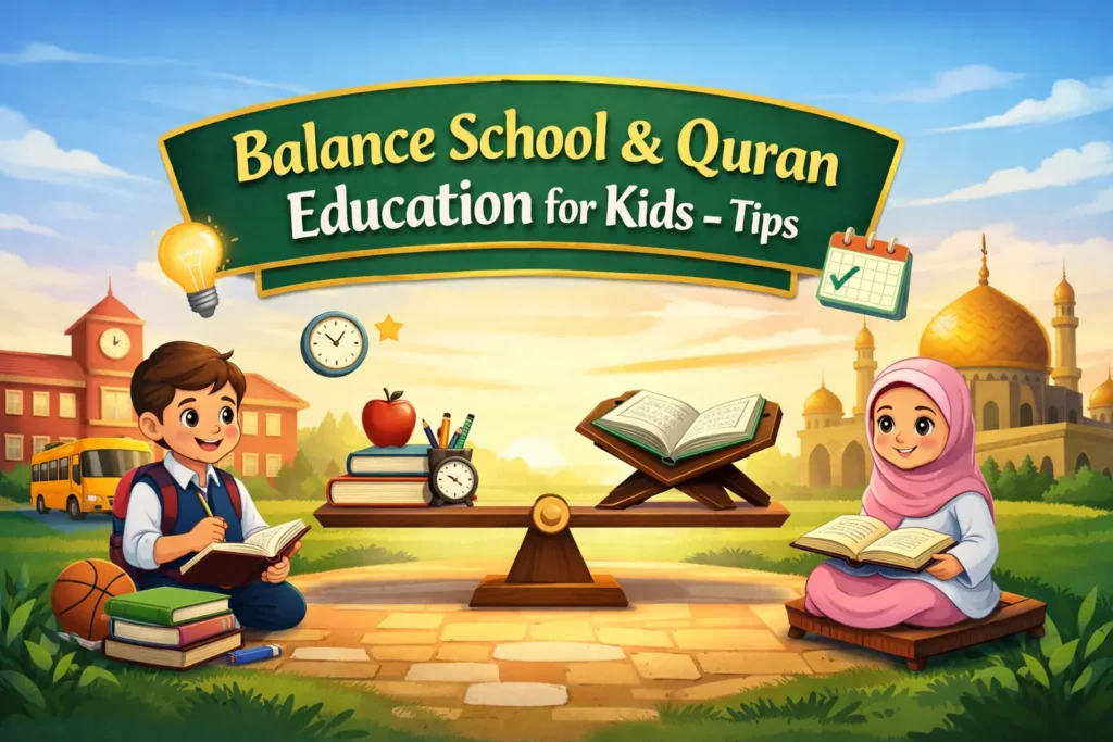 How to Balance School and Quran Education for Kids – Practical Tips for Parents