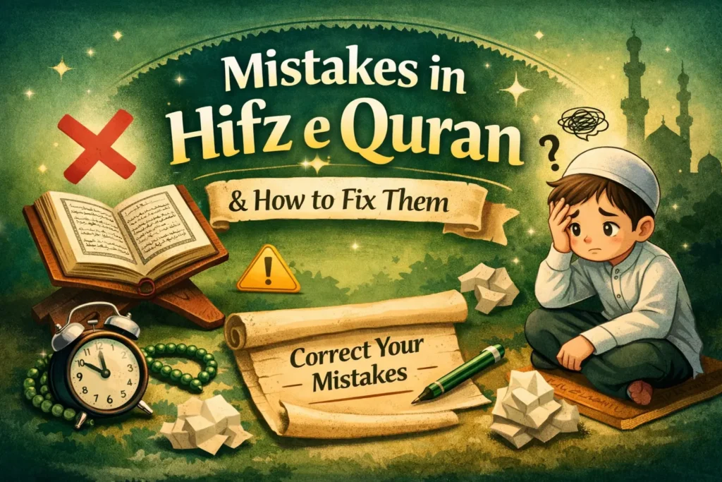 Mistakes in Hifz e Quran & How to Fix Them