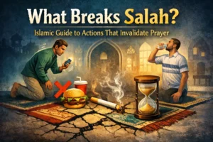 What Breaks Salah Actions That Invalidate Prayer in Islam