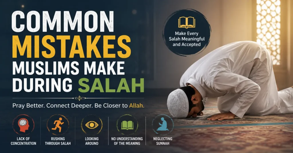 Common Mistakes Muslims Make During Salah