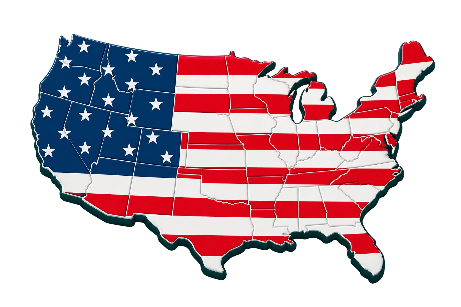 USA Map Coverage